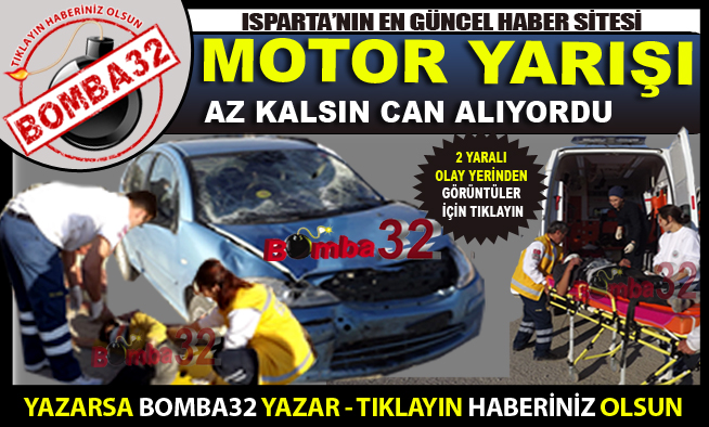 MOTOR YARIŞI FACİA İLE BİTTİ